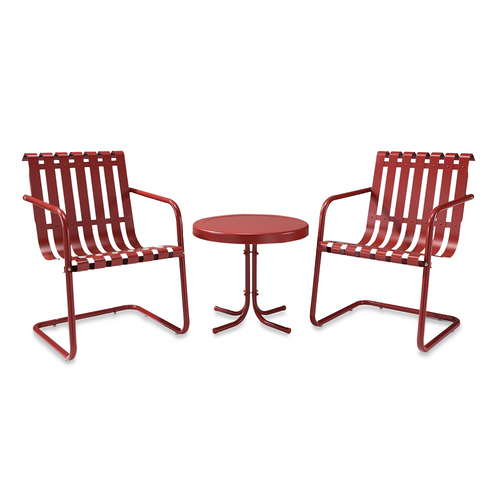 Crosley Gracie 3-Piece Metal Outdoor Seating Sets